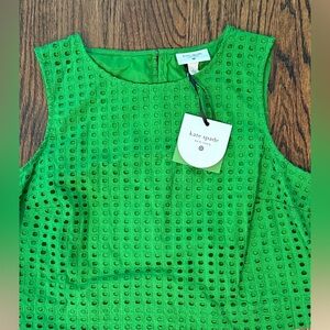 Women's Eyelet Shell Tank Top - kate spade new york x Target Green L
